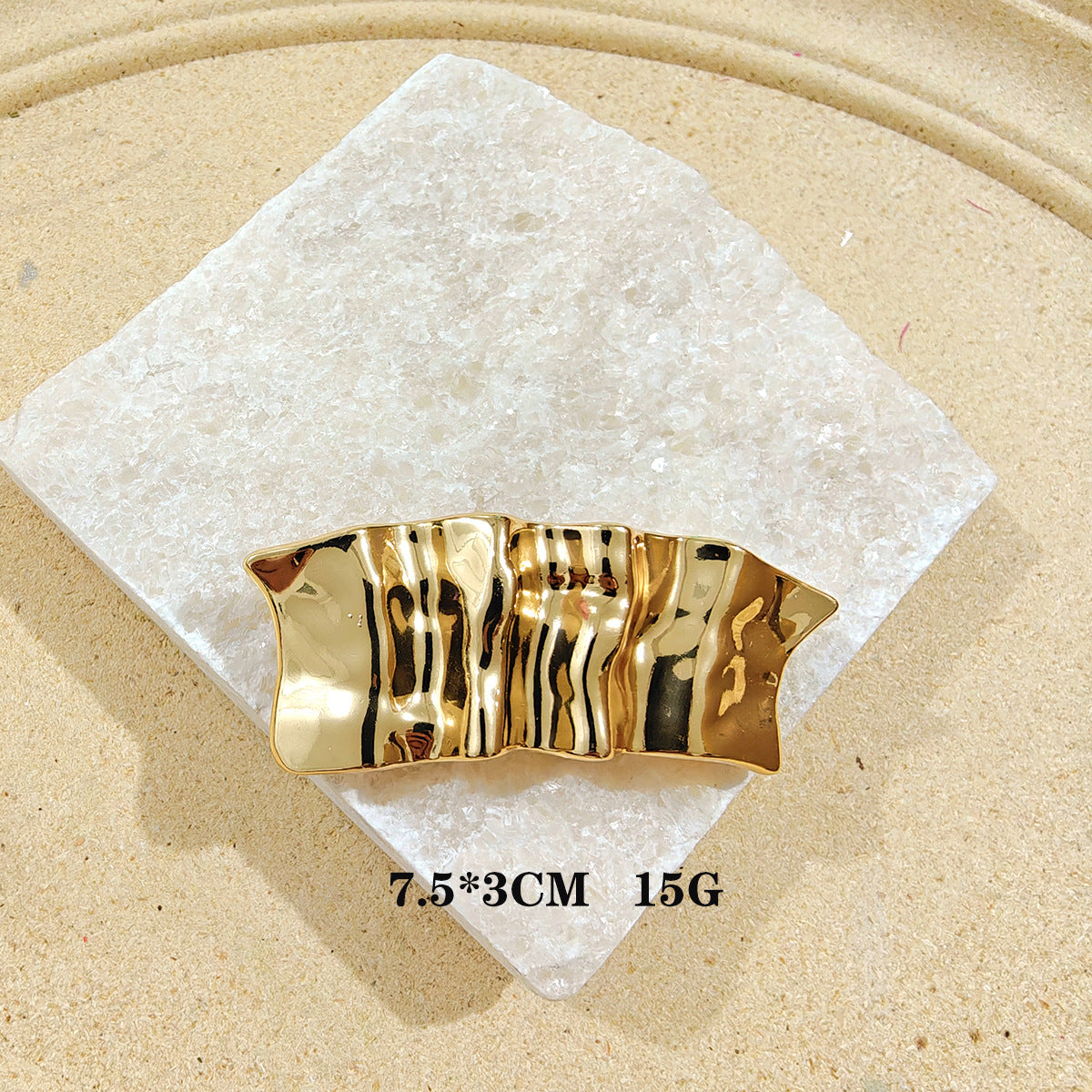 Wholesale Spring Clip Geometric Alloy Hairpin Back Head Ponytail Hair Accessories All-match Fashion Hair Headwear